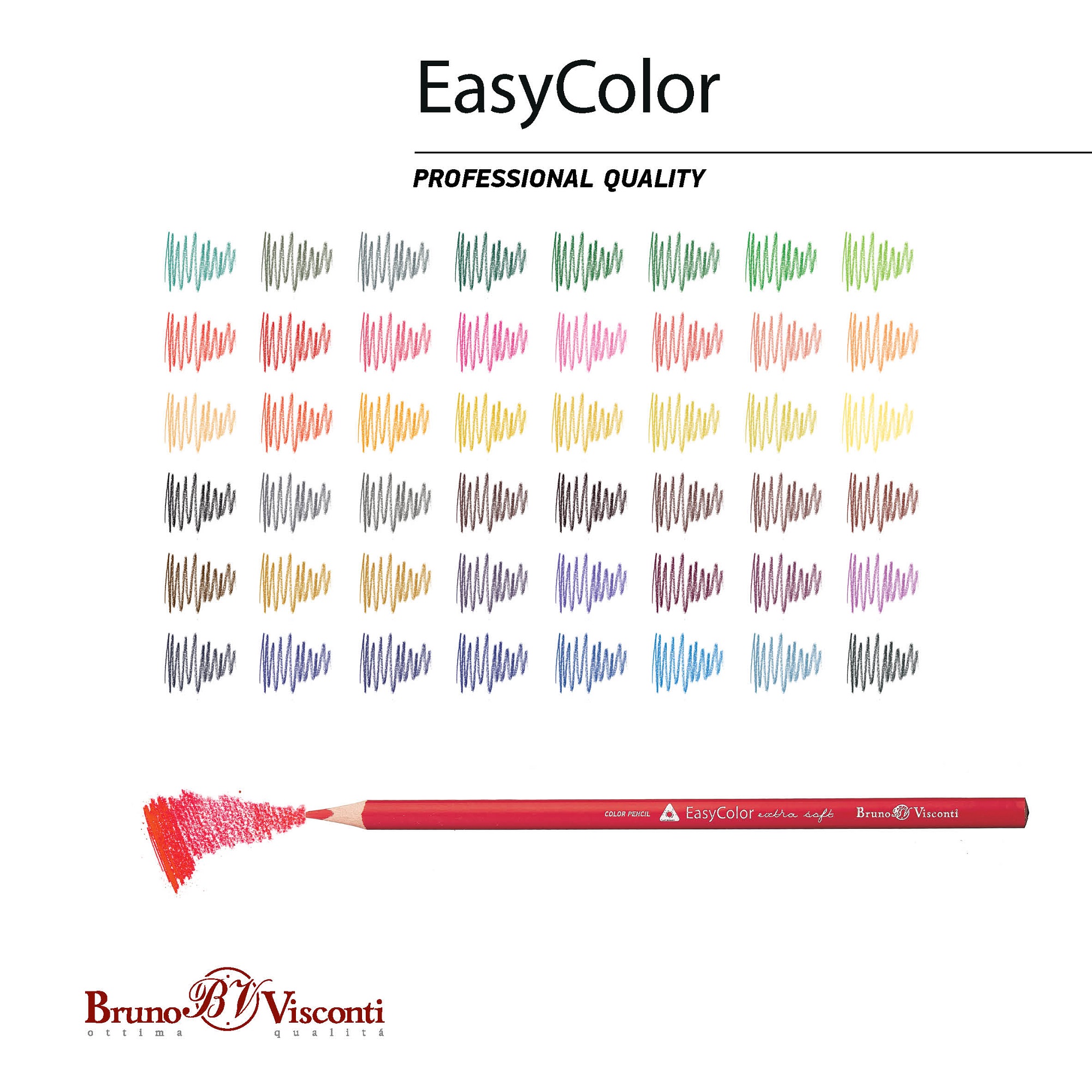 Карандаши цветные Bruno Visconti EasyColor 48 цветов - фото 7