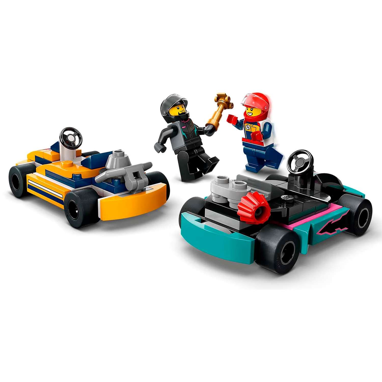 Конструктор детский LEGO City Картинги и автогонщики 60400 - фото 8