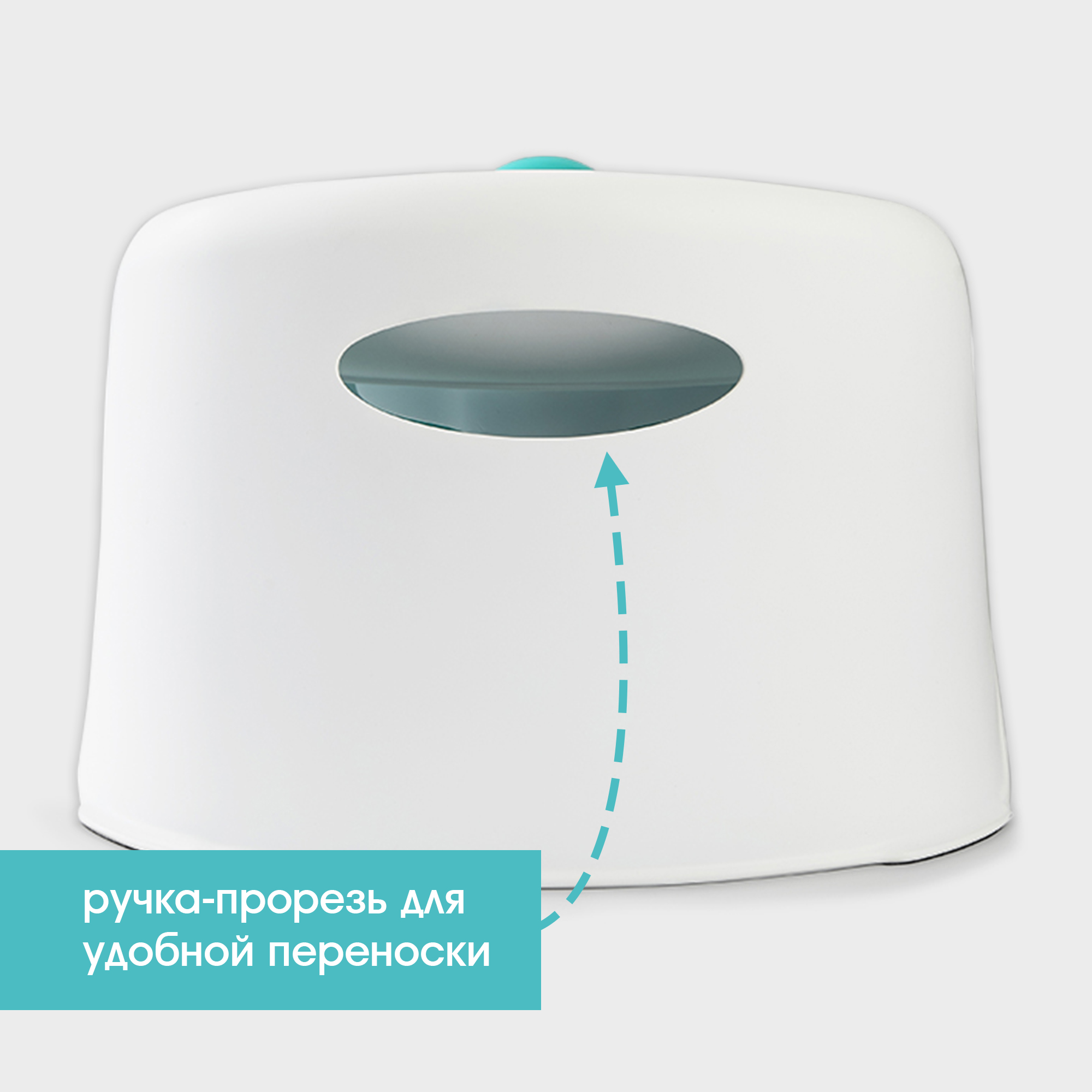 Горшок Summer Infant детский Learn-to-Go Potty бело-голубой - фото 9