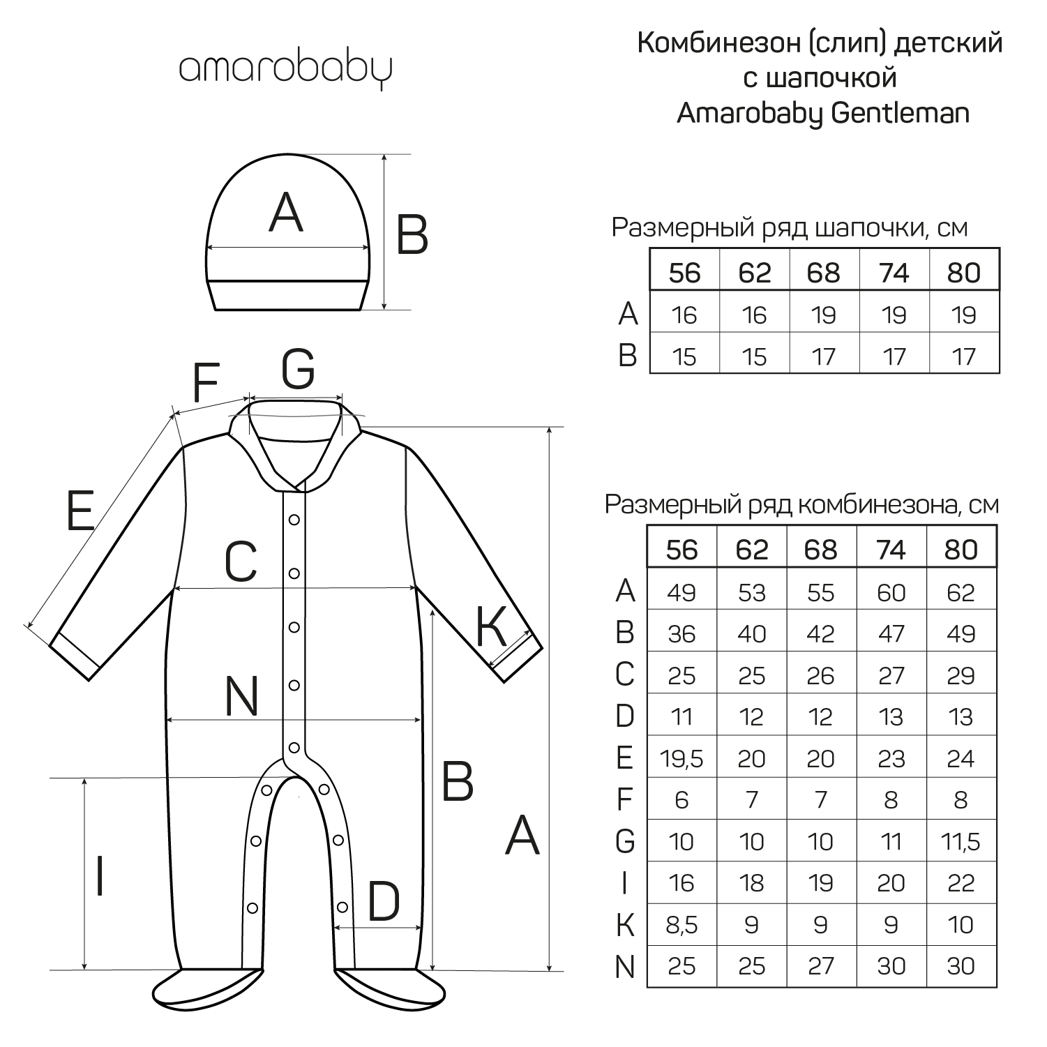 Комбинезон Amarobaby AB-OD21-G301/11 - фото 11