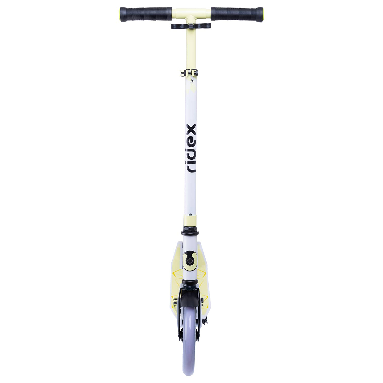 Самокат RIDEX двухколесный Scooter 2 wheels Phenom 200 Marvellous white/yellow - фото 3