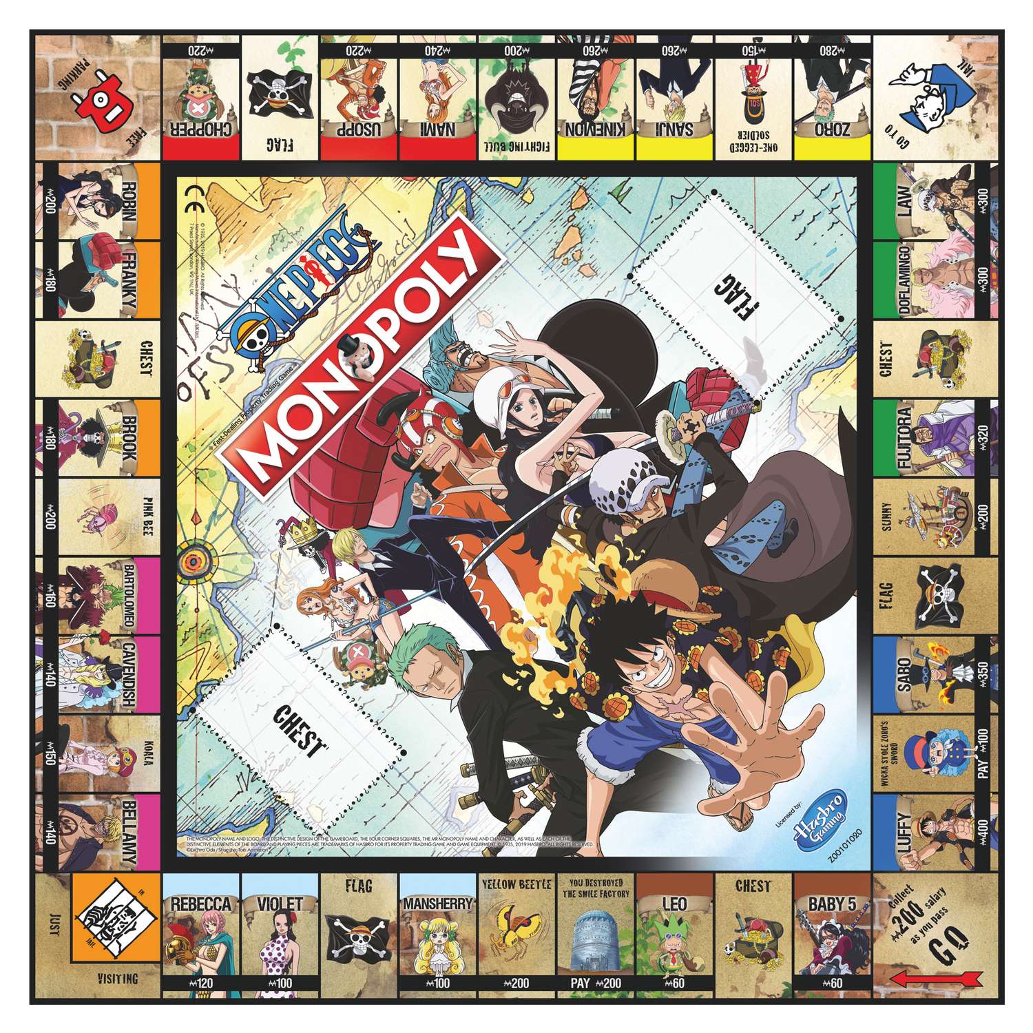 Настольная игра HASBRO (GAMES) Монополия Ван Пис One Piece на английском языке - фото 7