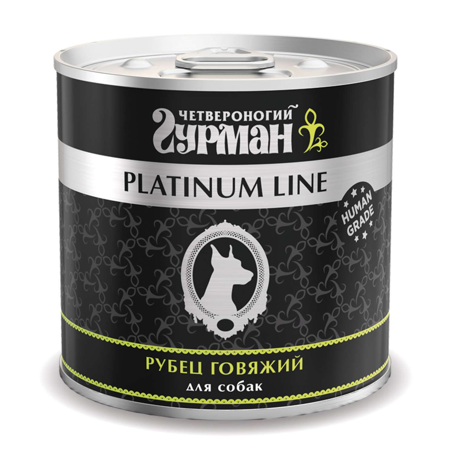 Корм для собак Четвероногий Гурман Platinum рубец говяжий в желе 500г - фото 1