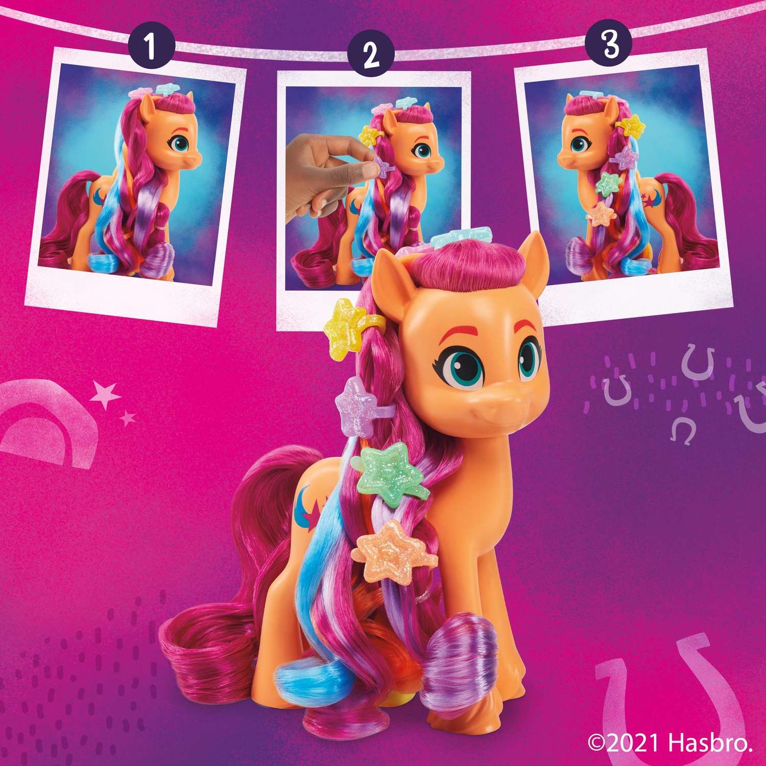 Игрушка My Little Pony Пони фильм Радужные волосы Санни F17945L0 купить по  цене 9190 ₸ в интернет-магазине Детский мир