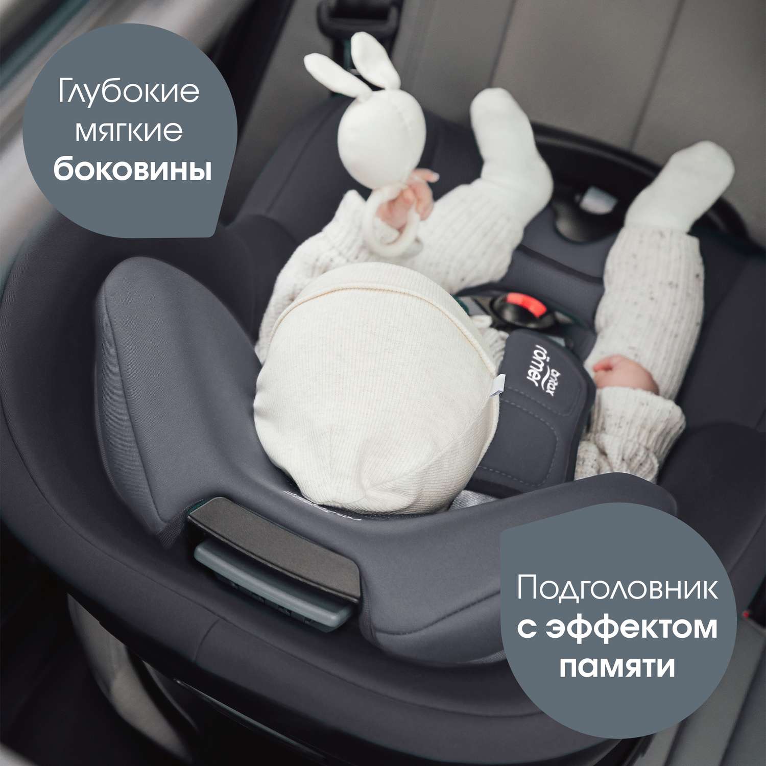 Автокресло Britax Roemer Dualfix 5Z Midnight Grey - фото 6