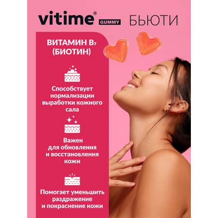 Комплекс бьюти Vitime мармеладные пастилки №15