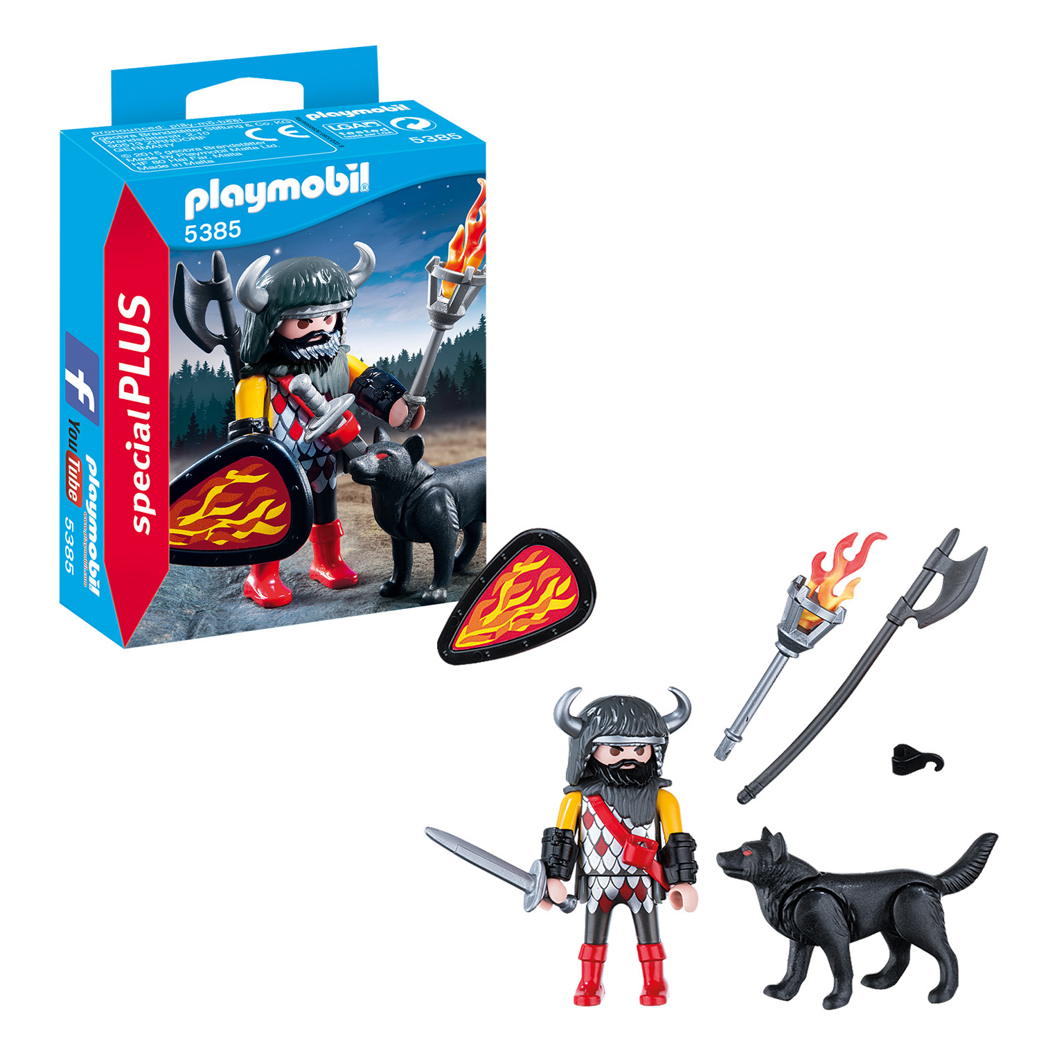 Конструктор Playmobil набор Воин волка - фото 2