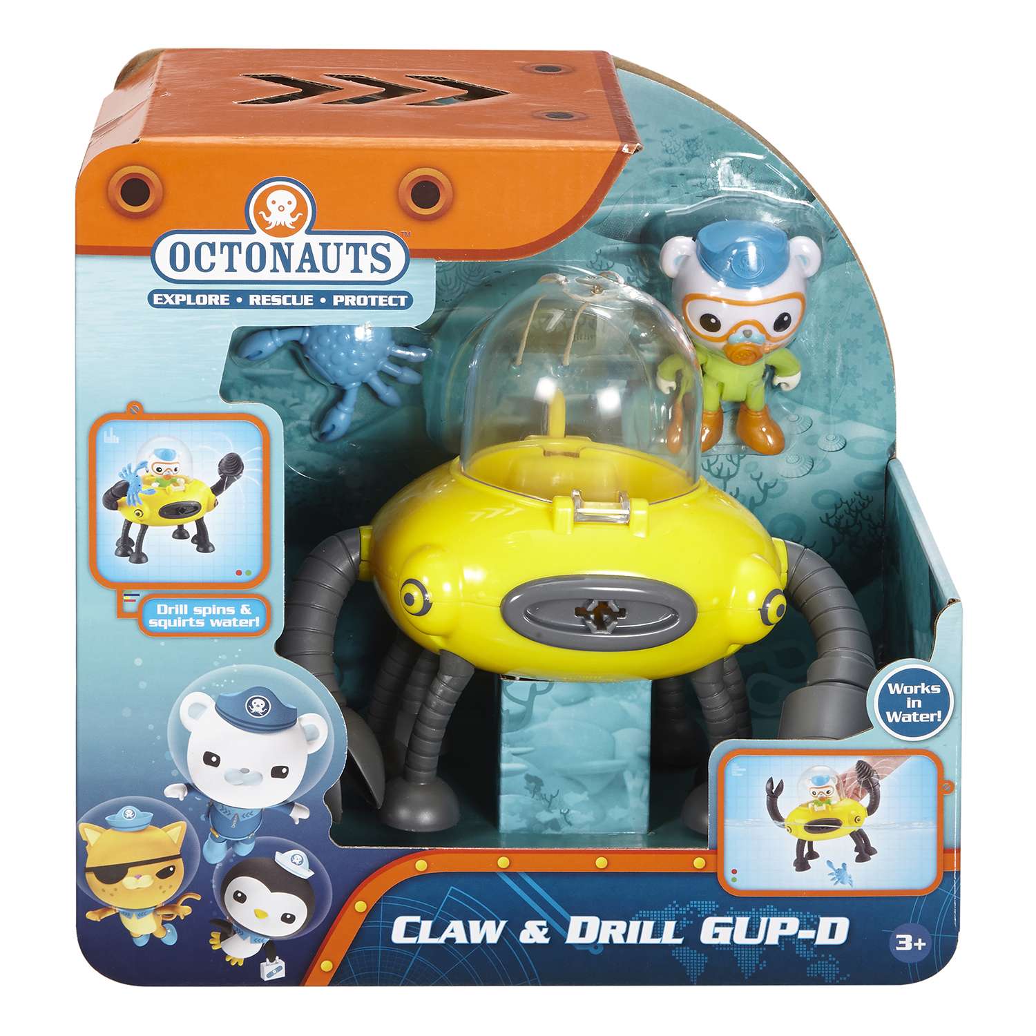 Набор Octonauts Клешня и подводная лодка Gup-D Y9299 - фото 5