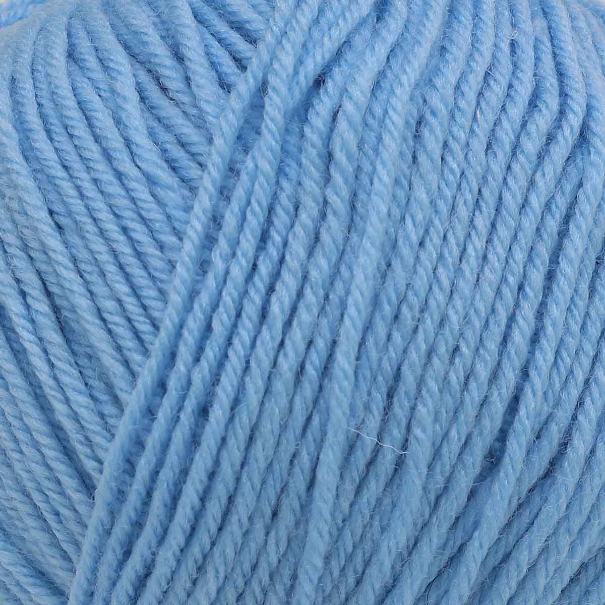 Пряжа для вязания Пехорка детский каприз тёплый 50 гр 125 м мериносовая шерсть фибра мягкая 05 голубой 10 мотков - фото 4