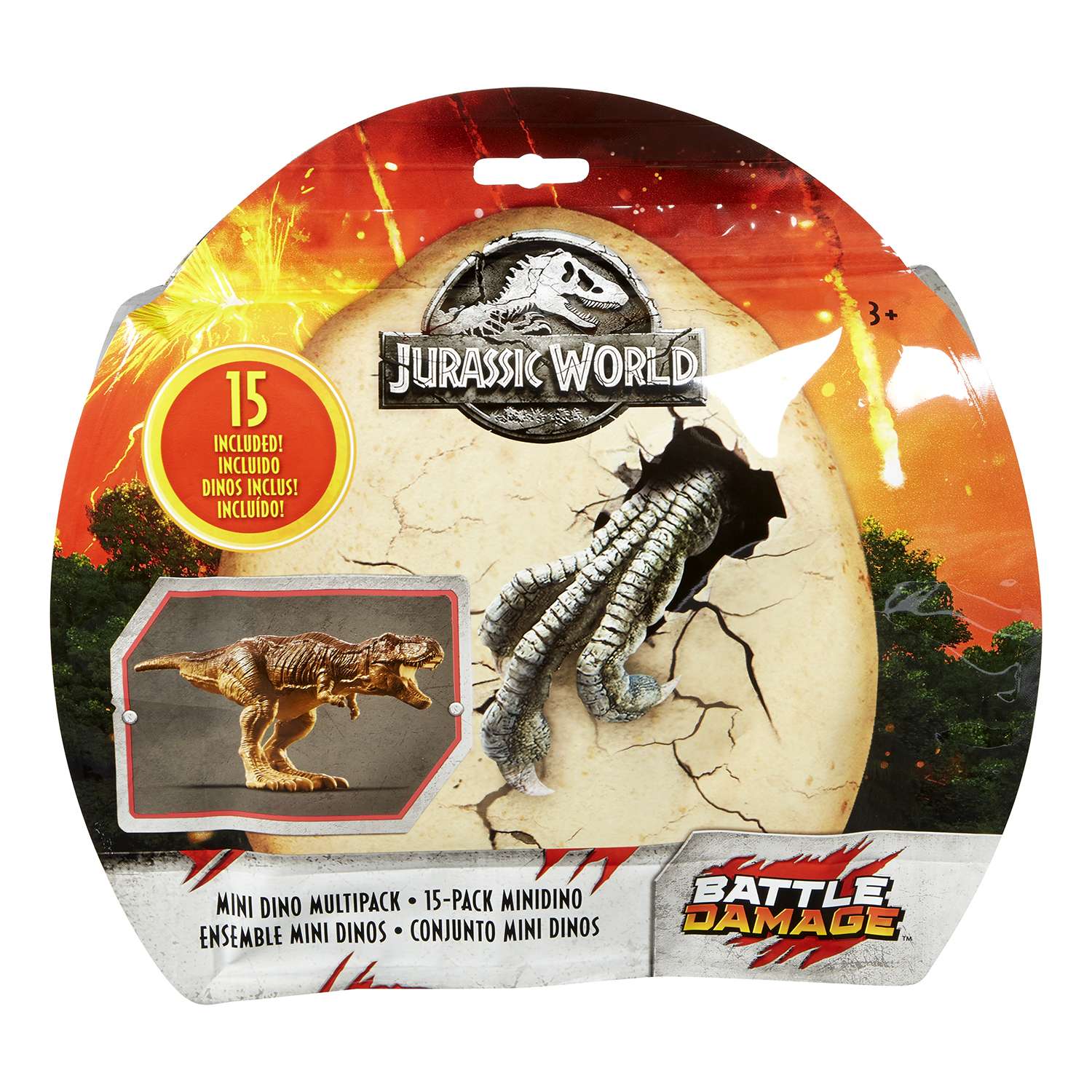 Набор Jurassic World 15 мини-динозавров - фото 2