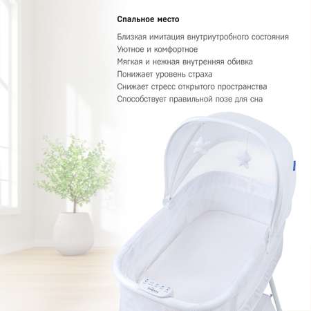 Колыбель-кроватка SIMPLICITY GL4060 Auto white crinkle