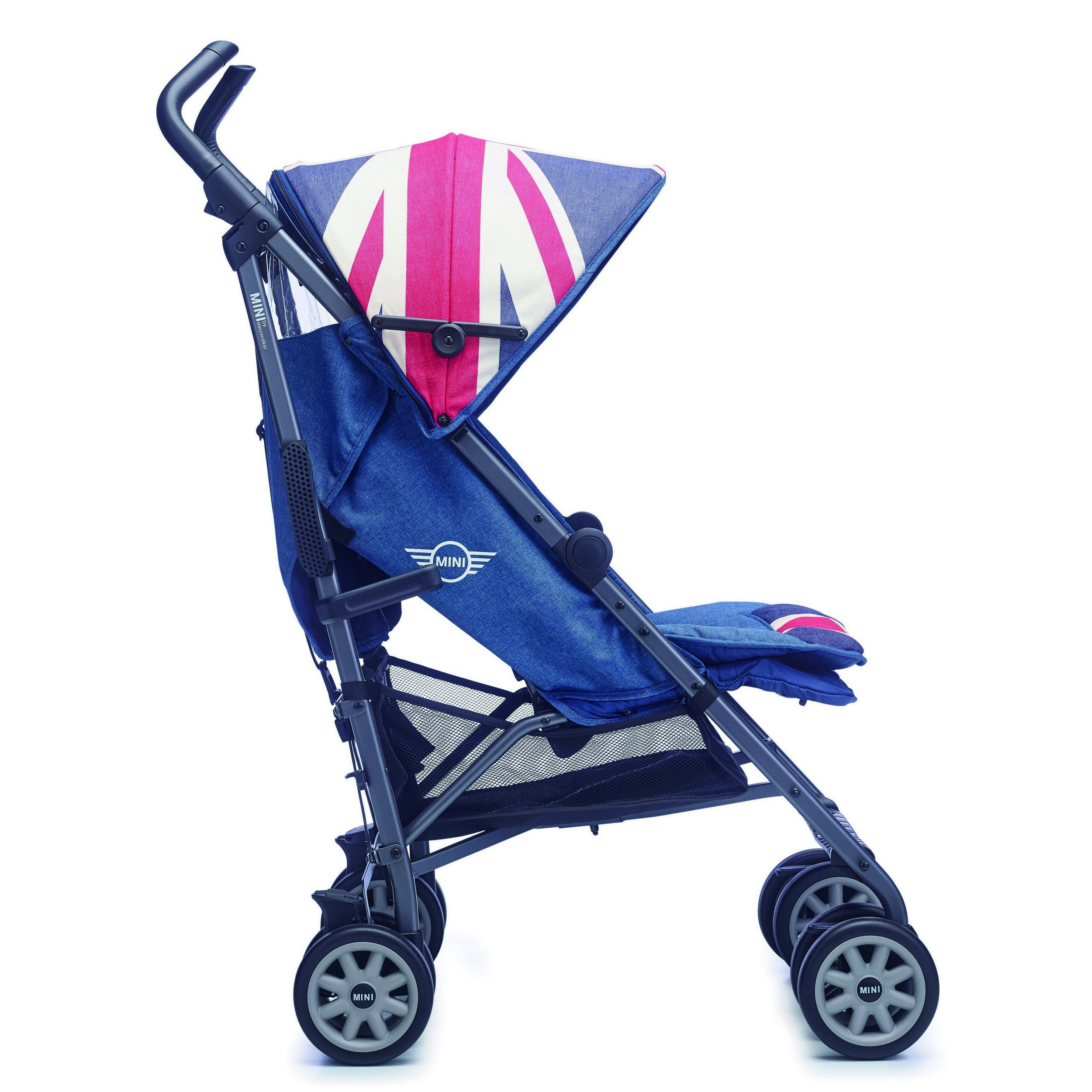 Коляска Easywalker Mini Buggy XL Union Jack Vintage c бампером - фото 6