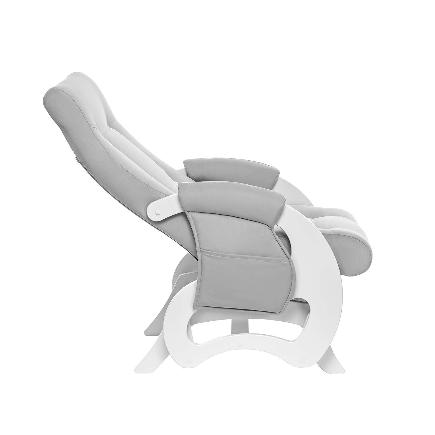 Кресло для кормления Milli Ария с карманами молочный дуб / ткань V 51 - фото 5