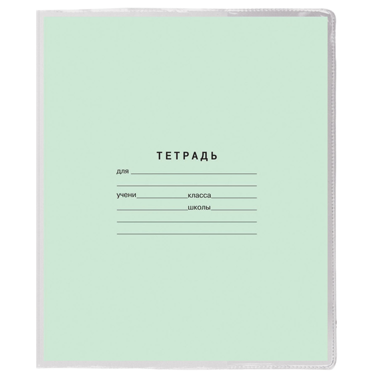 Обложки Пифагор для тетрадей и дневника 10 шт прозрачные - фото 8