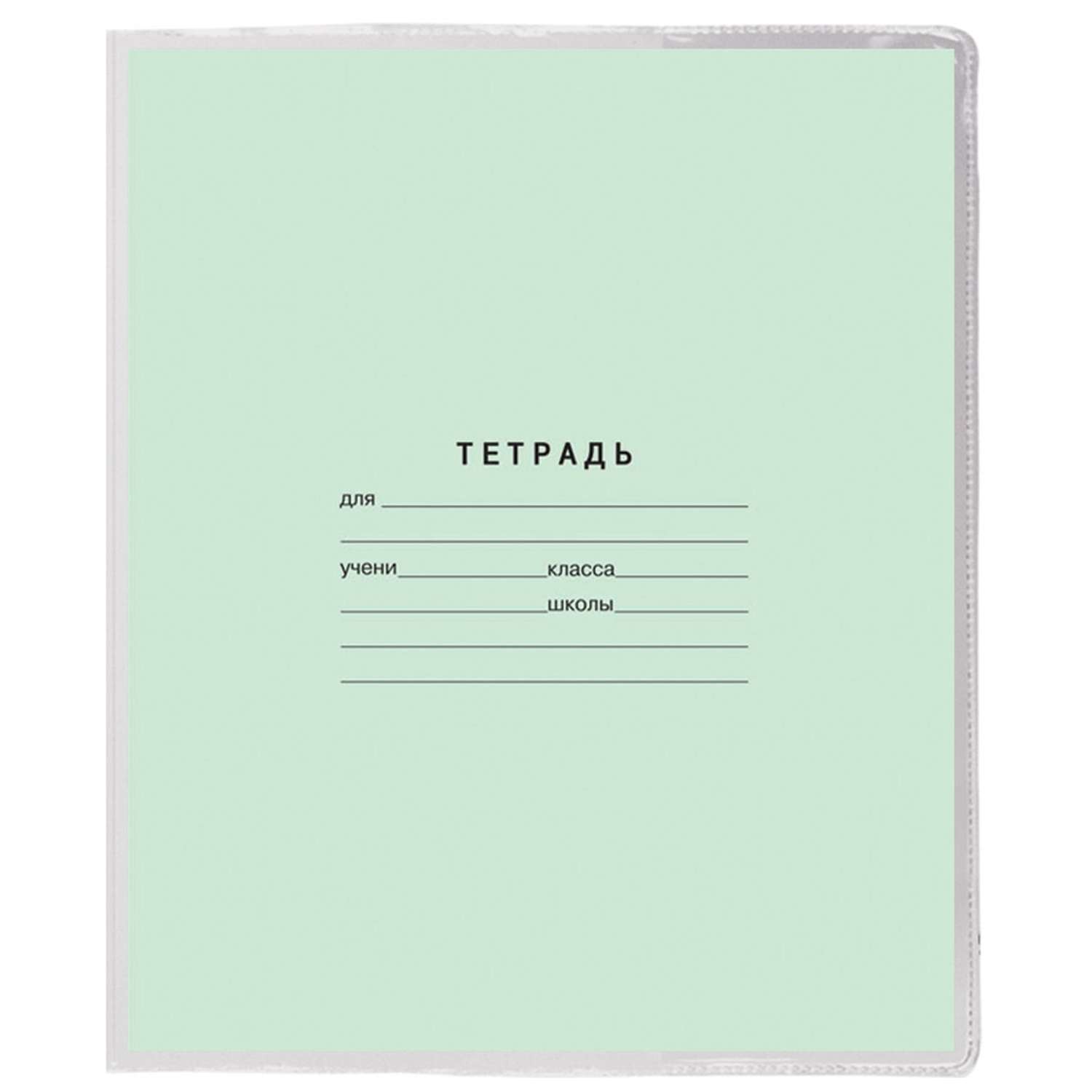 Обложки Пифагор для тетрадей и дневника 10 шт. прозрачные - фото 9