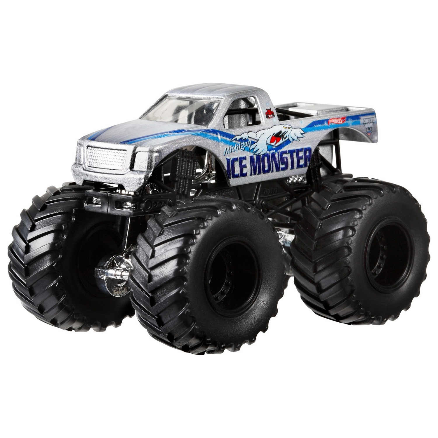 Машина Hot Wheels Monster Jam 1:64 Off-Road Ледяной монстр W4197 купить по  цене 88 ₽ в интернет-магазине Детский мир