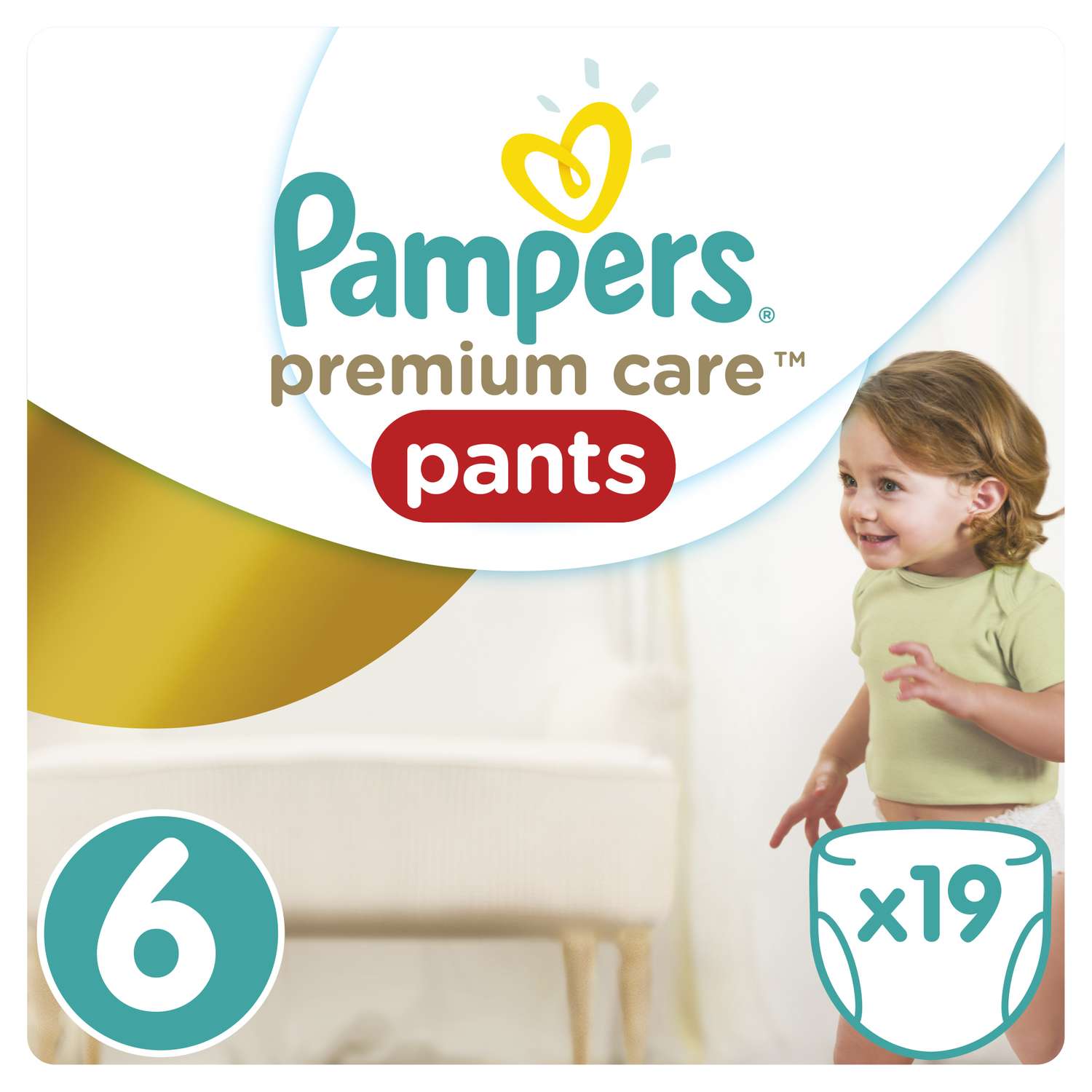 Подгузники-трусики Pampers Premium Care 6 16+кг 19шт - фото 1