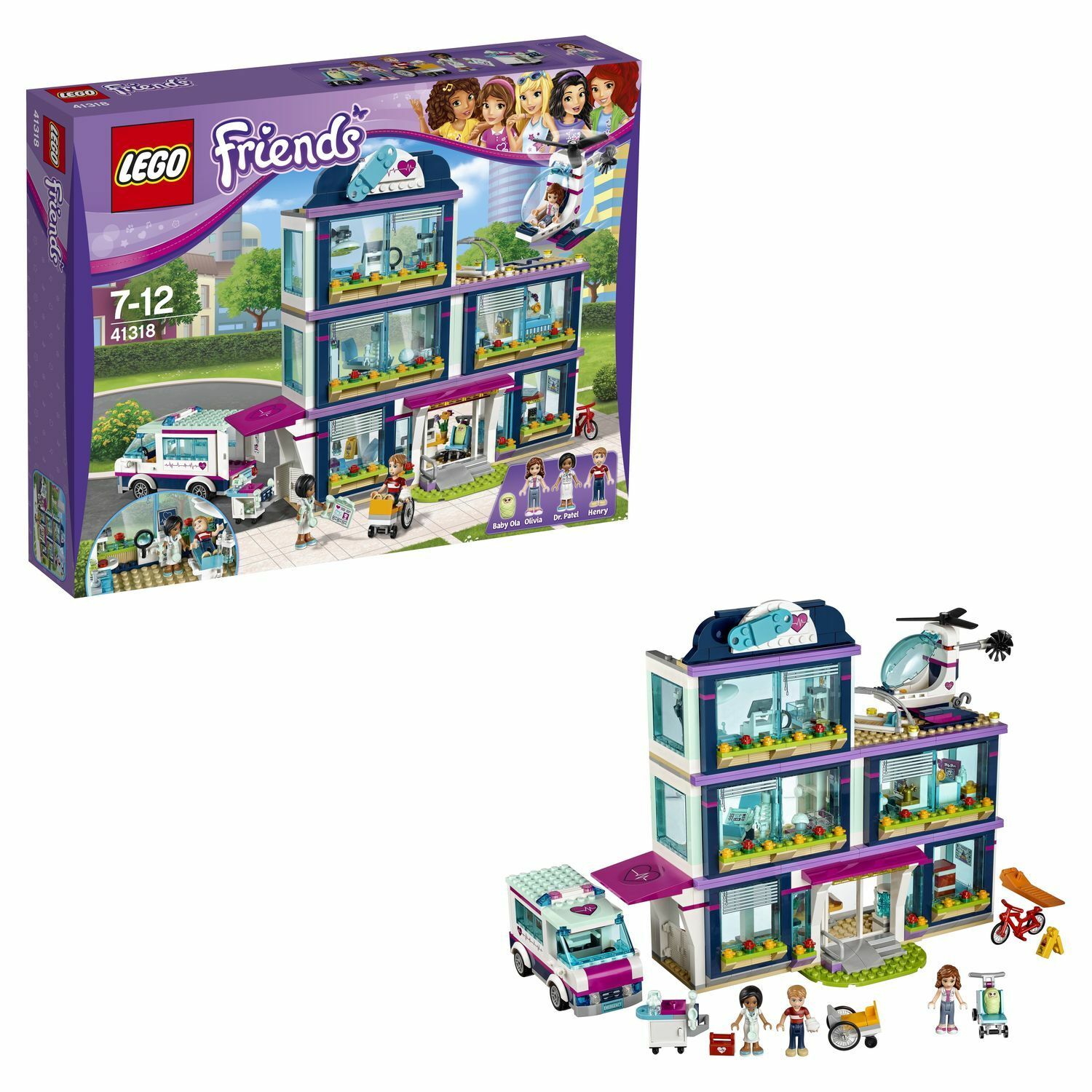 Конструктор LEGO Friends Клиника Хартлейк-Сити (41318)