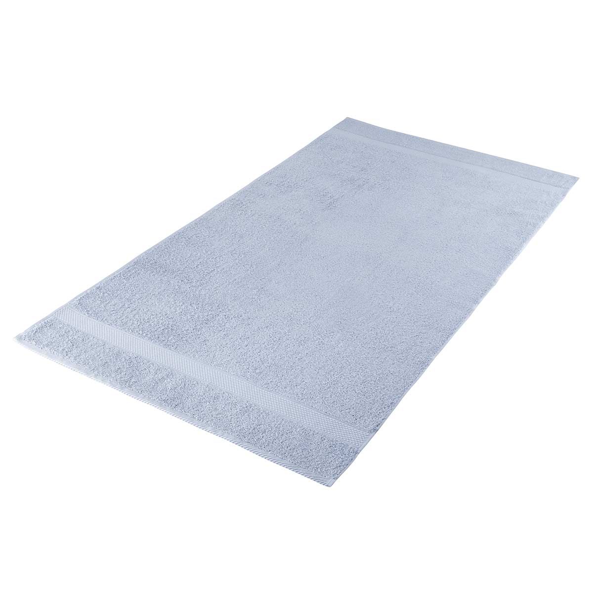 Полотенце для ванной Arya Home Collection однотонное 100х150 см Miranda Soft серый - фото 3