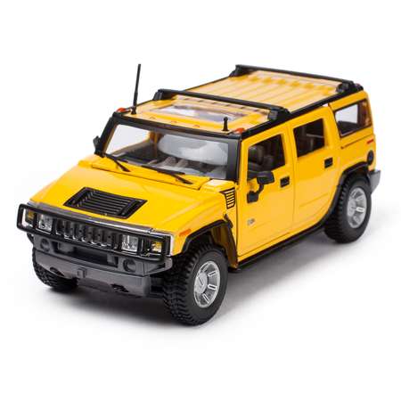 Машинка Maisto 1:27 Hummer H2 SUV Желтая 31231