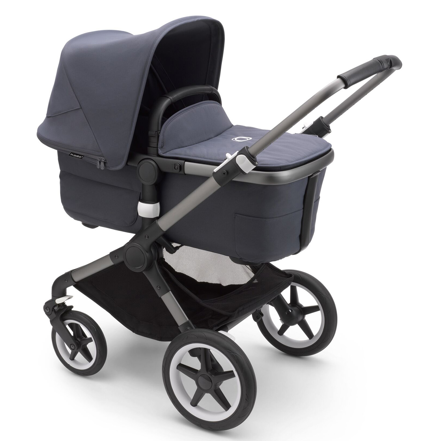 Коляска 2в1 Bugaboo Fox3 Complete Graphite Stormy Blue-Stormy Blue 2306010004 - фото 1