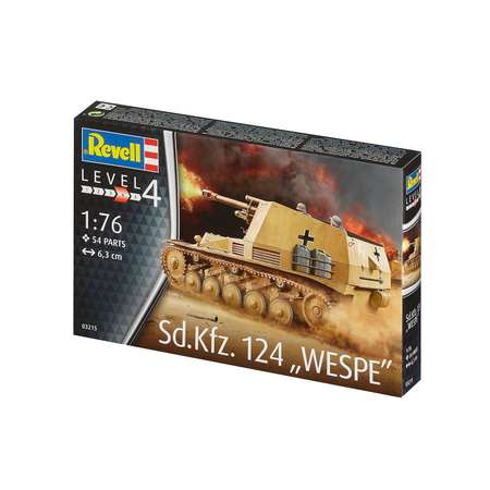 Сборная модель Revell Самоходная гаубица SdKfz 124 Wespe