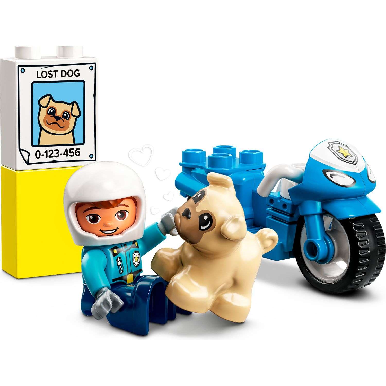 Конструктор LEGO DUPLO Town Полицейский мотоцикл 10967 - фото 3