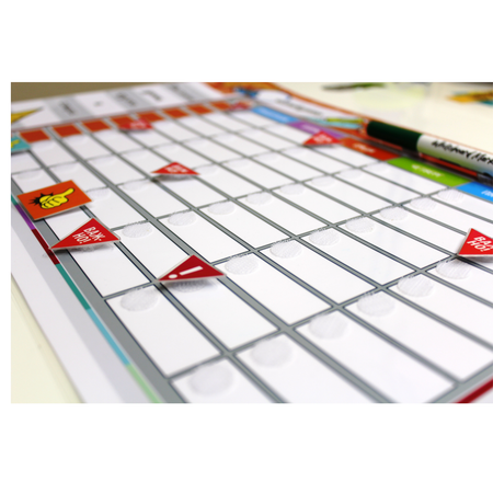 Игровой набор Марфа Занимательные липучки Помощник школьника расписание на липучках пиши-стирай
