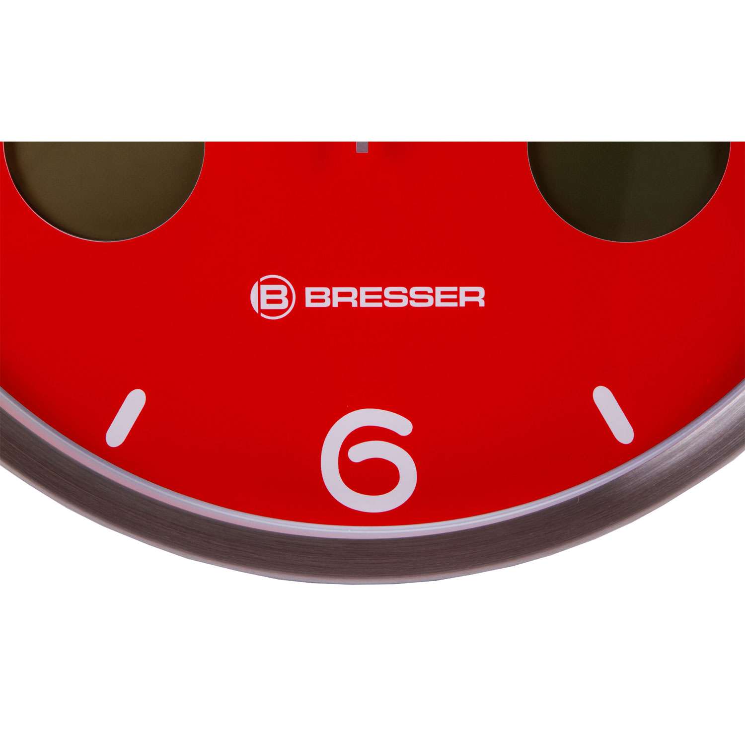 Часы настенные Bresser MyTime io NX Thermo/Hygro 30 см красные - фото 5