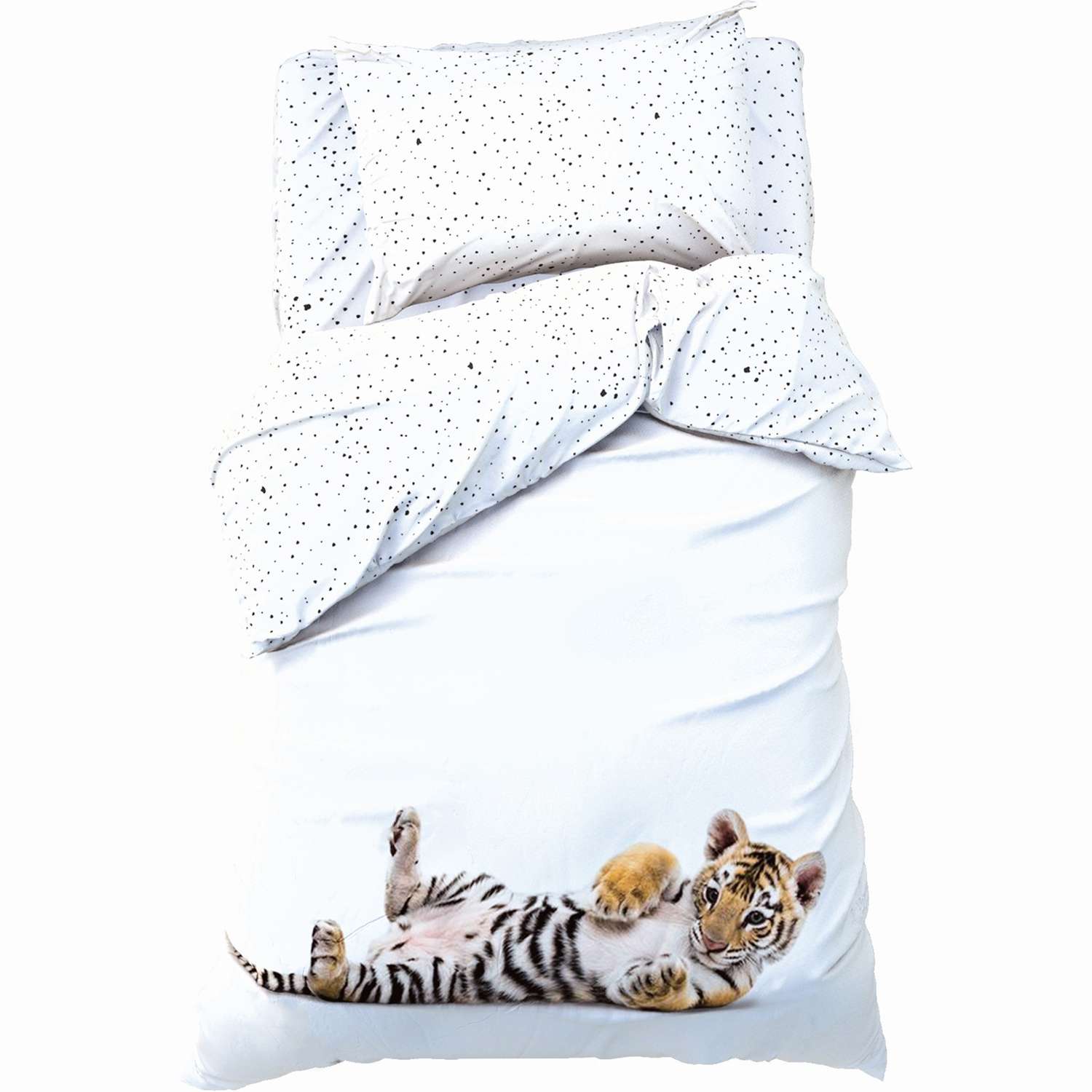 Комплект постельного белья Этель Little tiger полутороспальный 3 предмета - фото 1