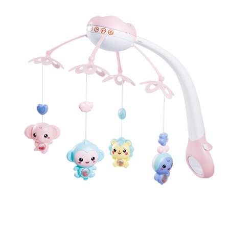 Мобиль для кроватки AmaroBaby Dreamy Wings Розовый