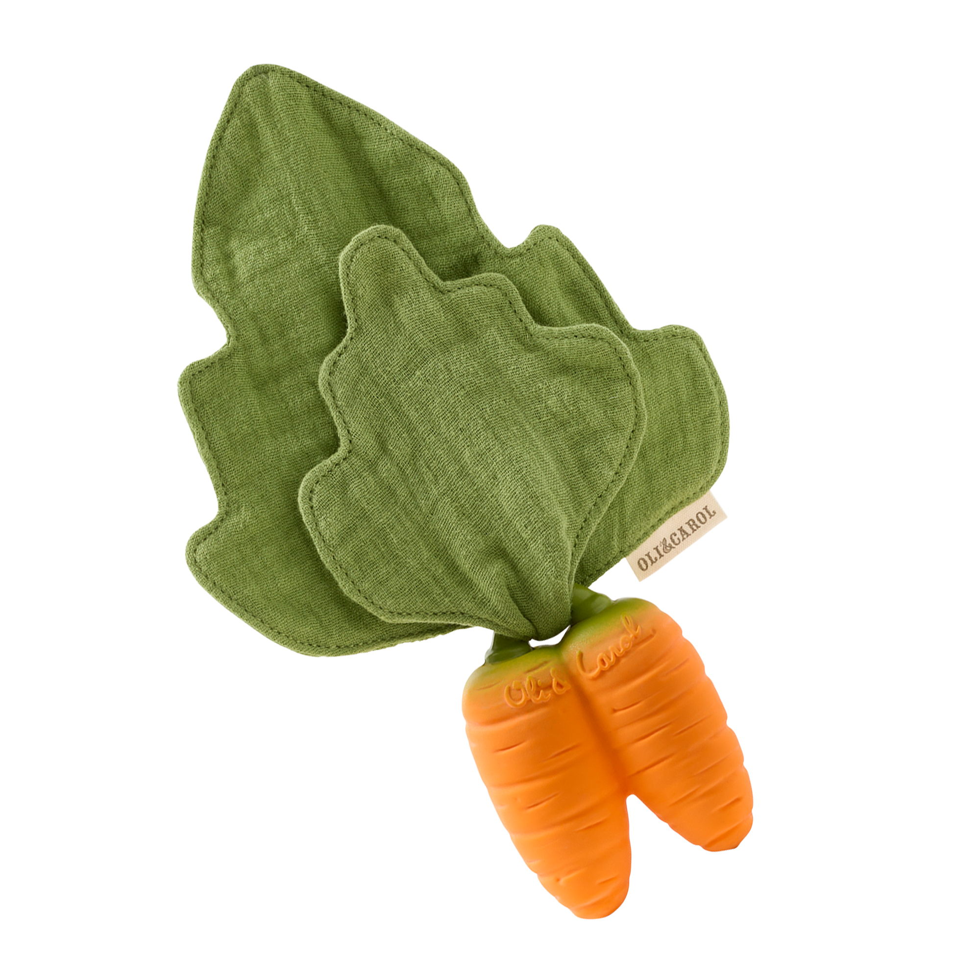 Прорезыватель комфортер OLI and CAROL MINI DOUDOU teether cathy the carrot из натурального каучука - фото 1