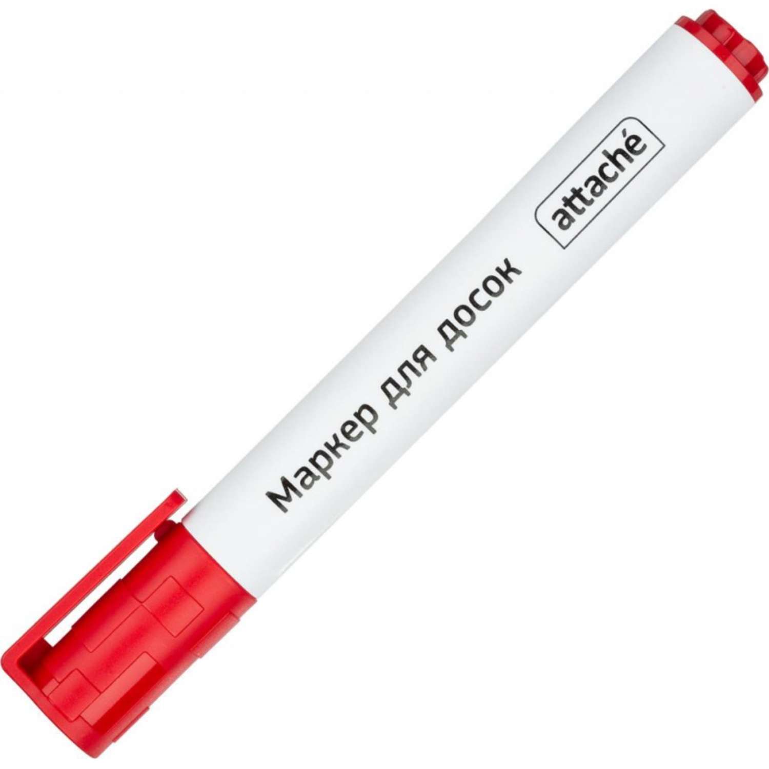 Маркер для досок Attache красный со скошенным наконечником 1-5мм 15 шт - фото 2