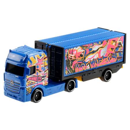 Грузовик Hot Wheels Mercedes 1:64 без механизмов