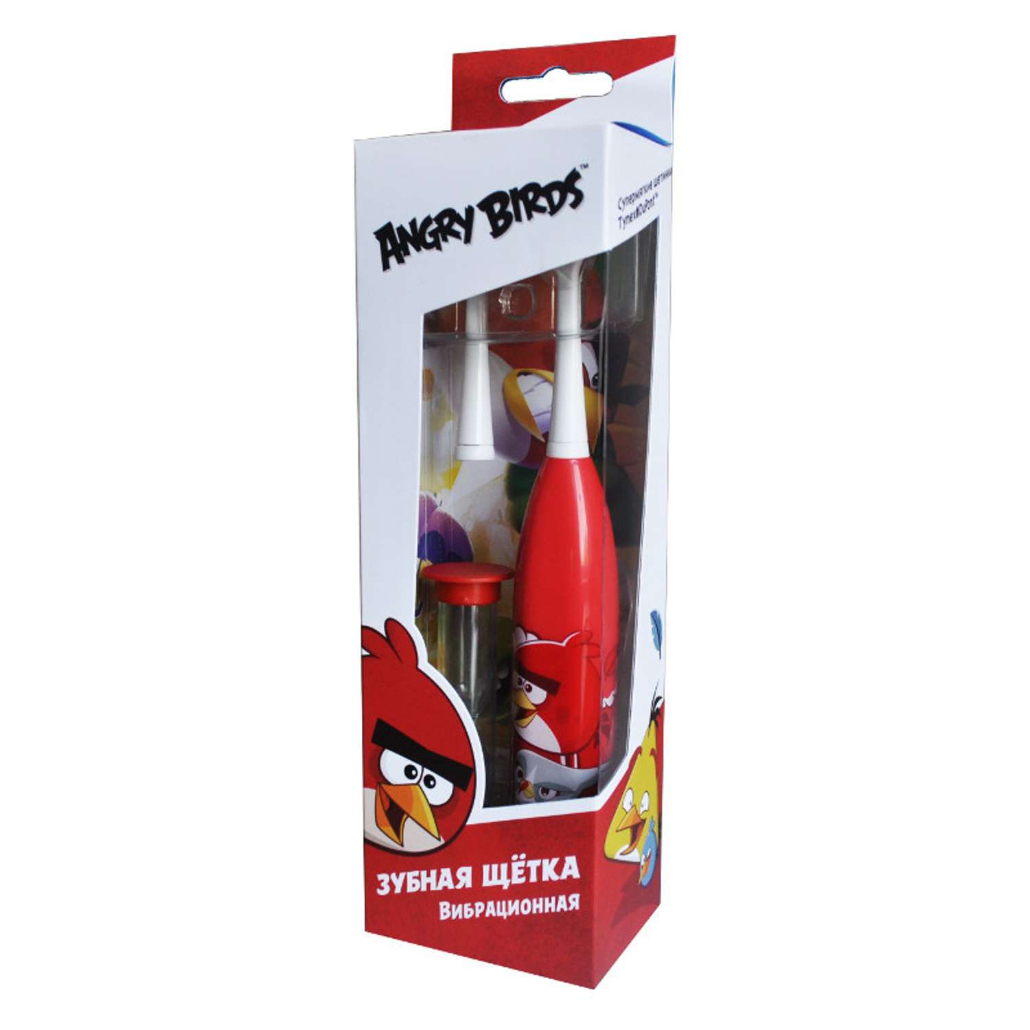 Зубная щетка LONGA VITA for kids Angry Birds электрическая вибрационная - фото 1