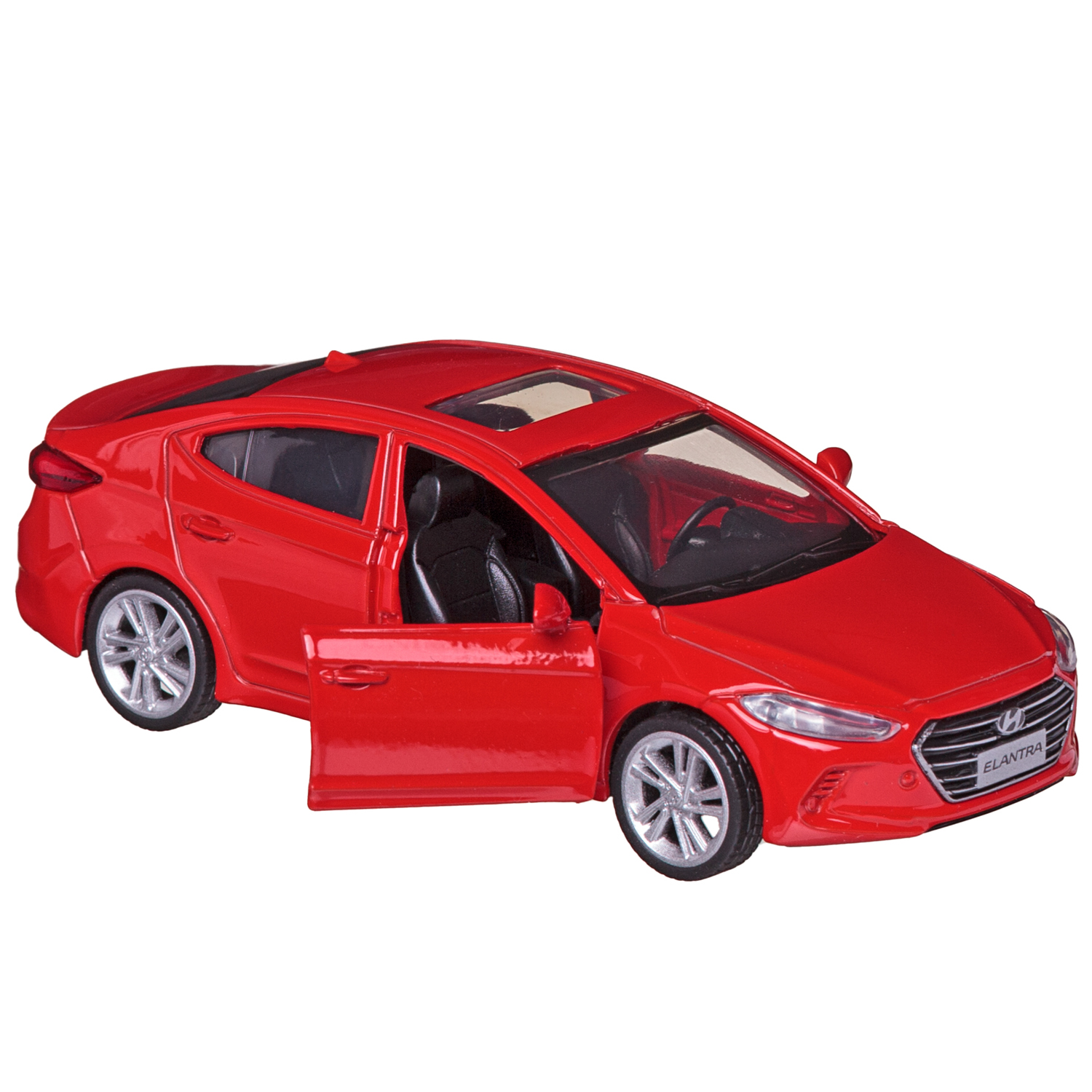 Автомобиль Abtoys Hyundai MSZ 1:43 инерционный красный WE-15965R - фото 5