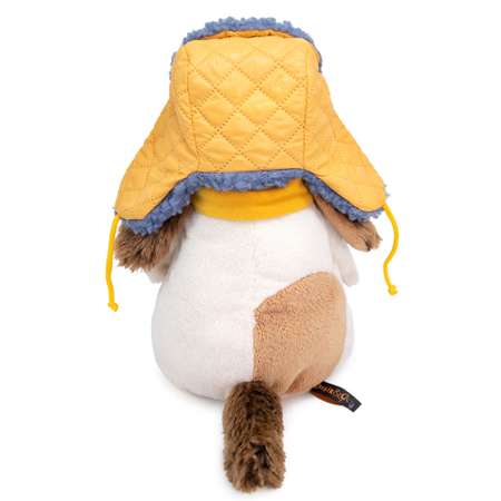 Мягкая игрушка BUDI BASA Бартоломей в стеганой шапке и шарфе 27 см Bart27-051