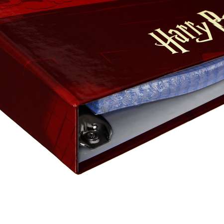 Тетрадь Sima-Land на 4-х кольцах А5 120 листов клетка «Гарри Поттер» твердая обложка глянцевая ламинация