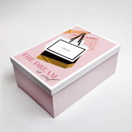 Набор коробок Дарите Счастье подарочных 5 в 1 «Lady» 22 × 14 × 8.5‒ 32.5 × 20 × 12.5 см