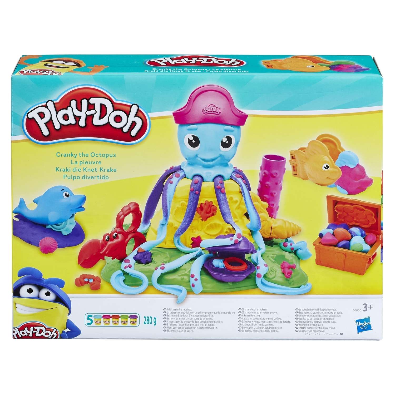 Набор Play-Doh Веселый Осьминог E0800EU4 - фото 1