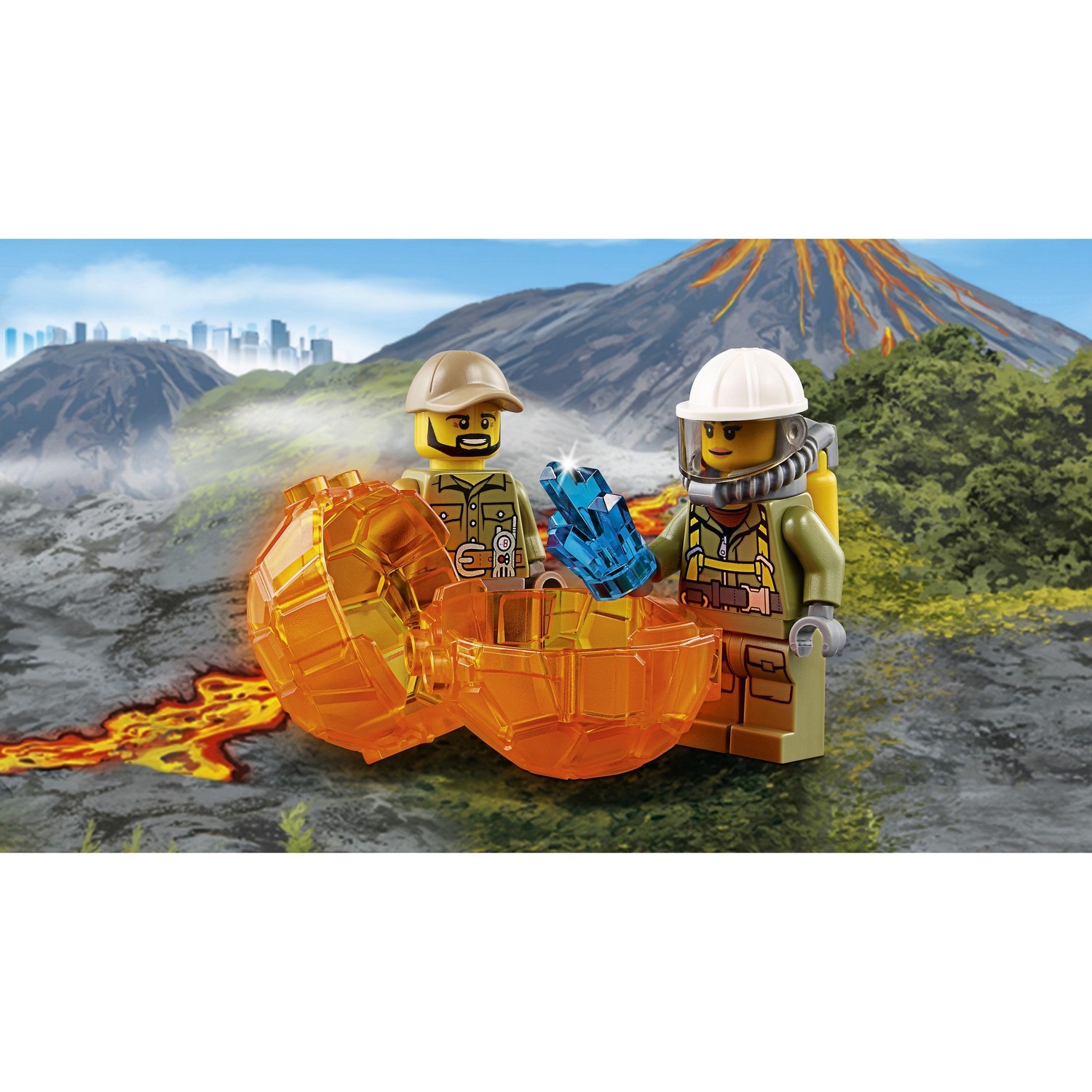 Конструктор LEGO City Volcano Explorers Грузовик Исследователей Вулканов (60121) - фото 9