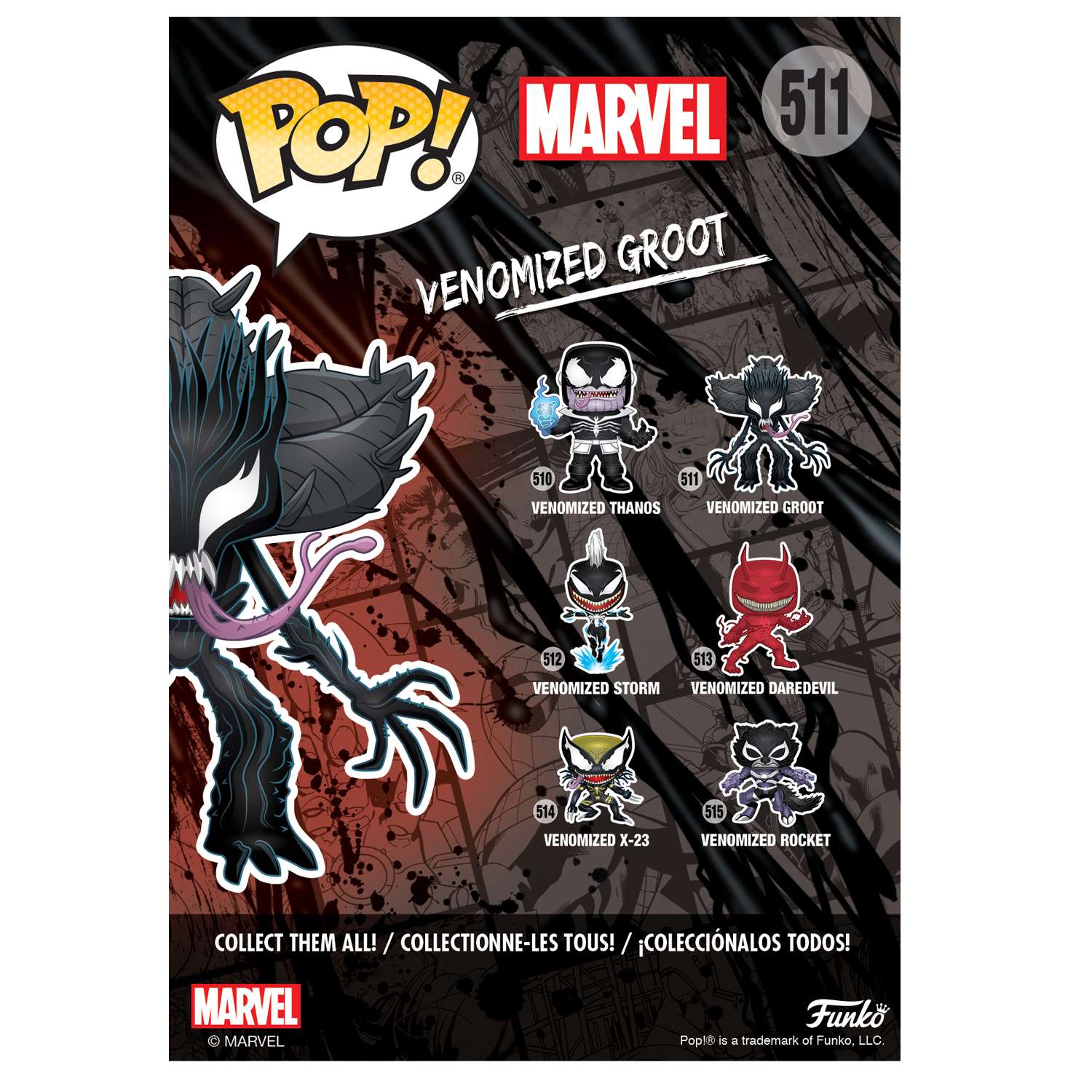 Игрушка Funko Pop Bobble Marvel Venom Groot Fun2413 - фото 5