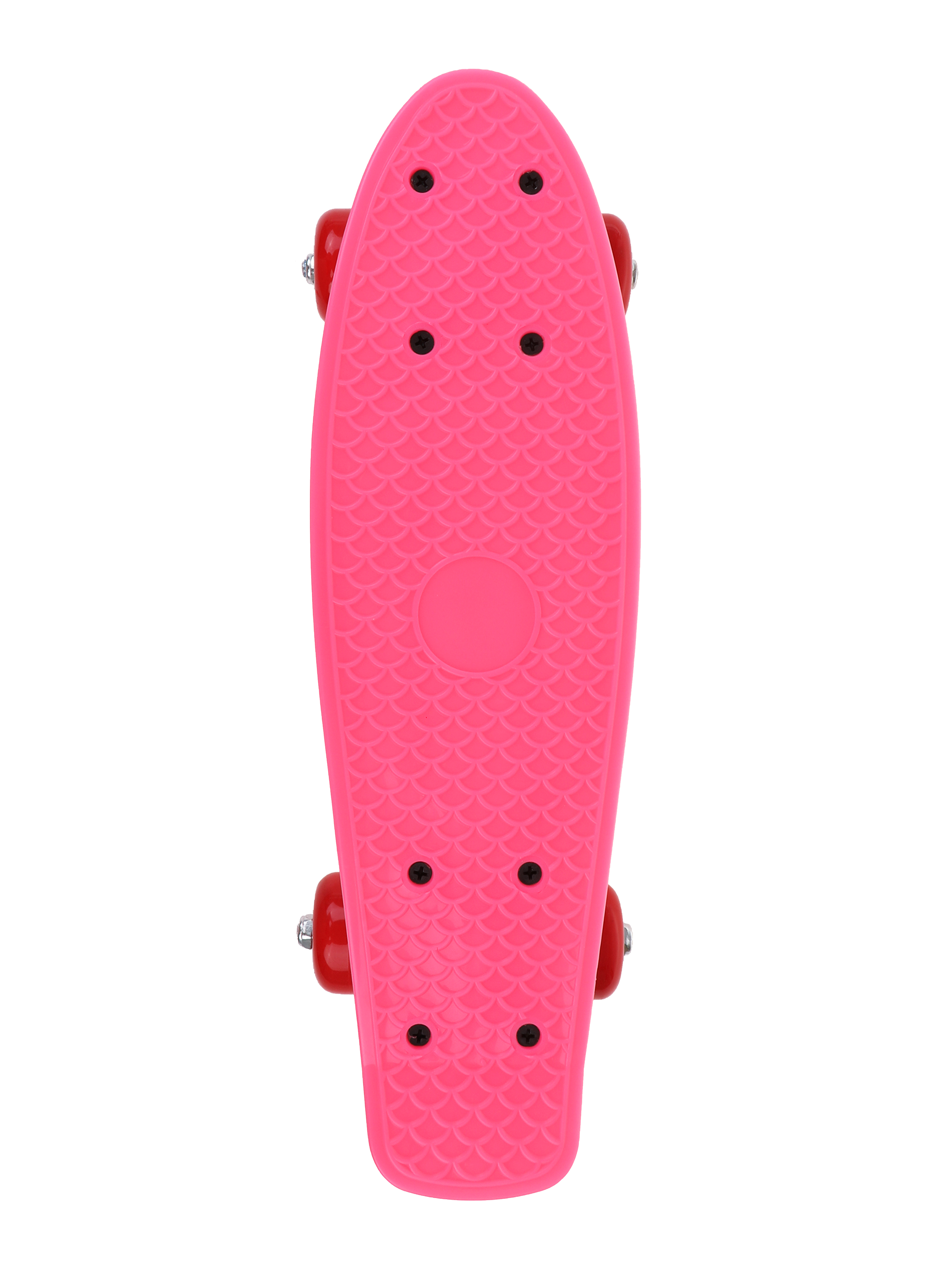 Скейтборд Наша Игрушка пенниборд пластик 41*12 см колеса PVC крепления пластик розовый - фото 3