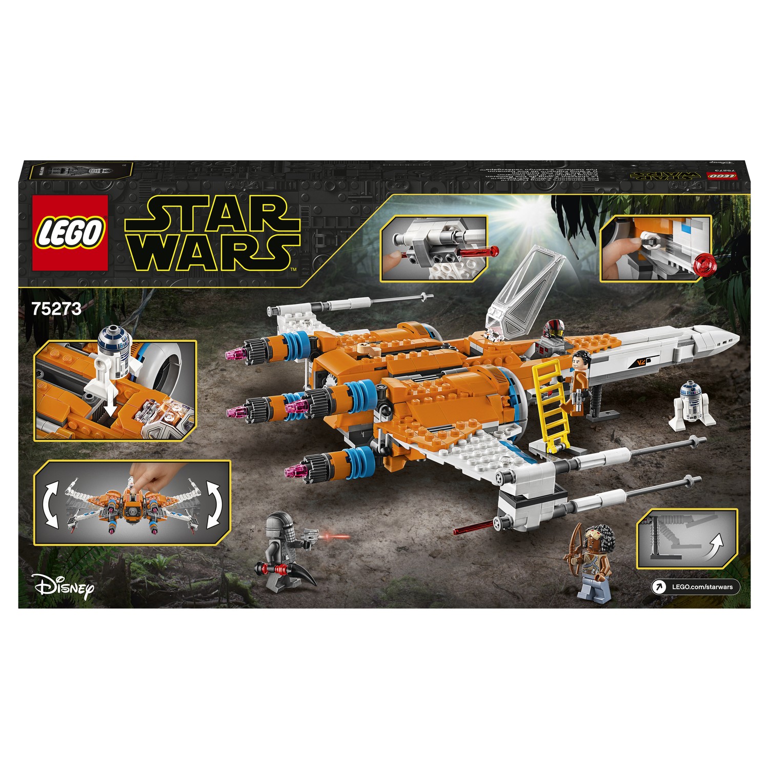 Конструктор LEGO Star Wars Истребитель типа Х По Дамерона 75273 купить по  цене 5999 ₽ в интернет-магазине Детский мир