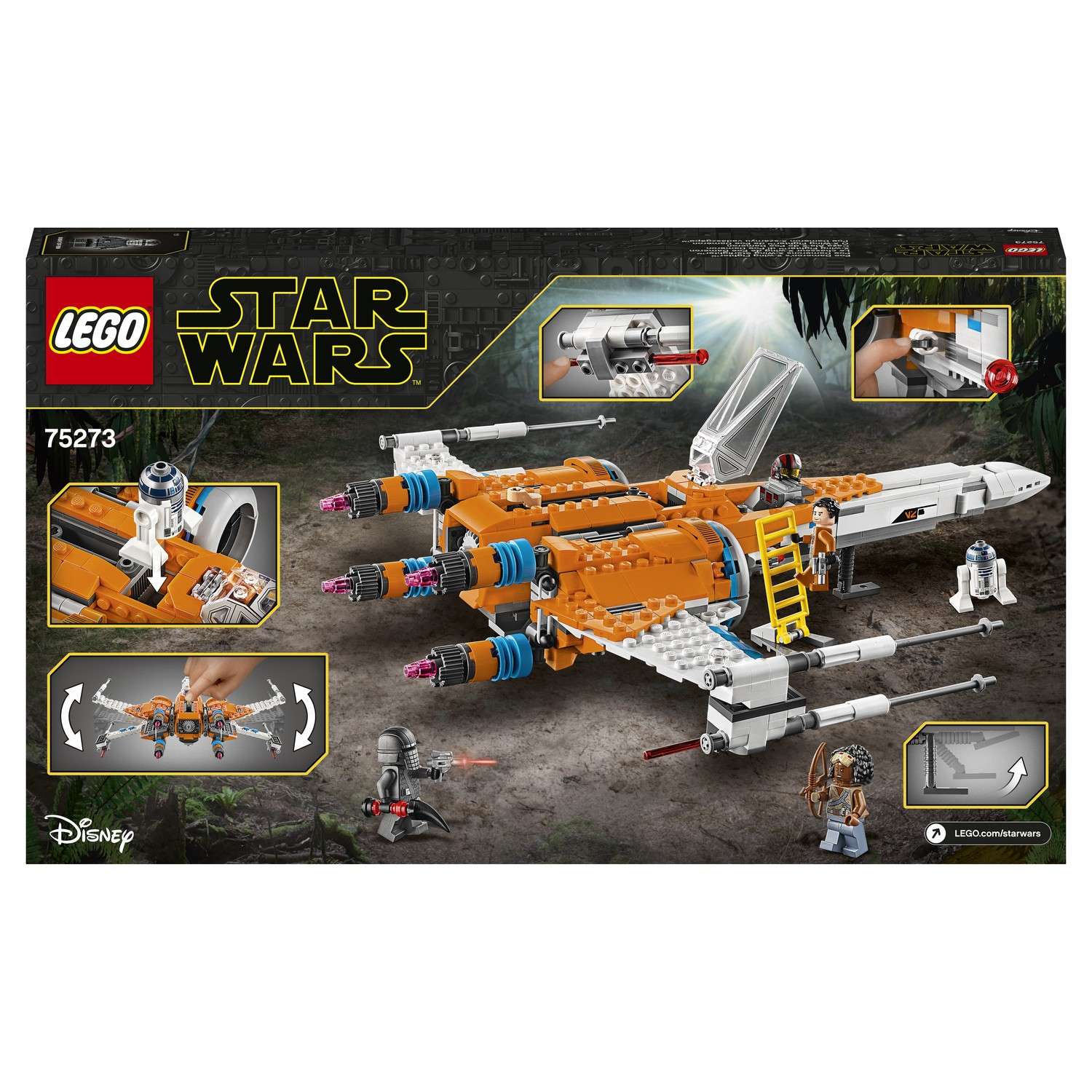 Конструктор LEGO Star Wars Истребитель типа Х По Дамерона 75273 - фото 3