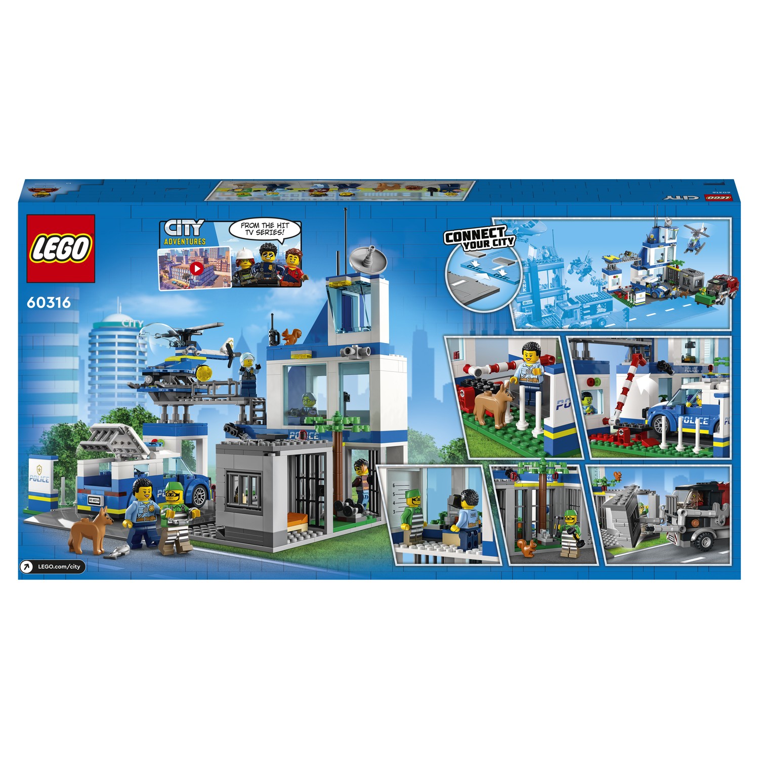 Конструктор LEGO City Police Полицейский участок 60316 - фото 3