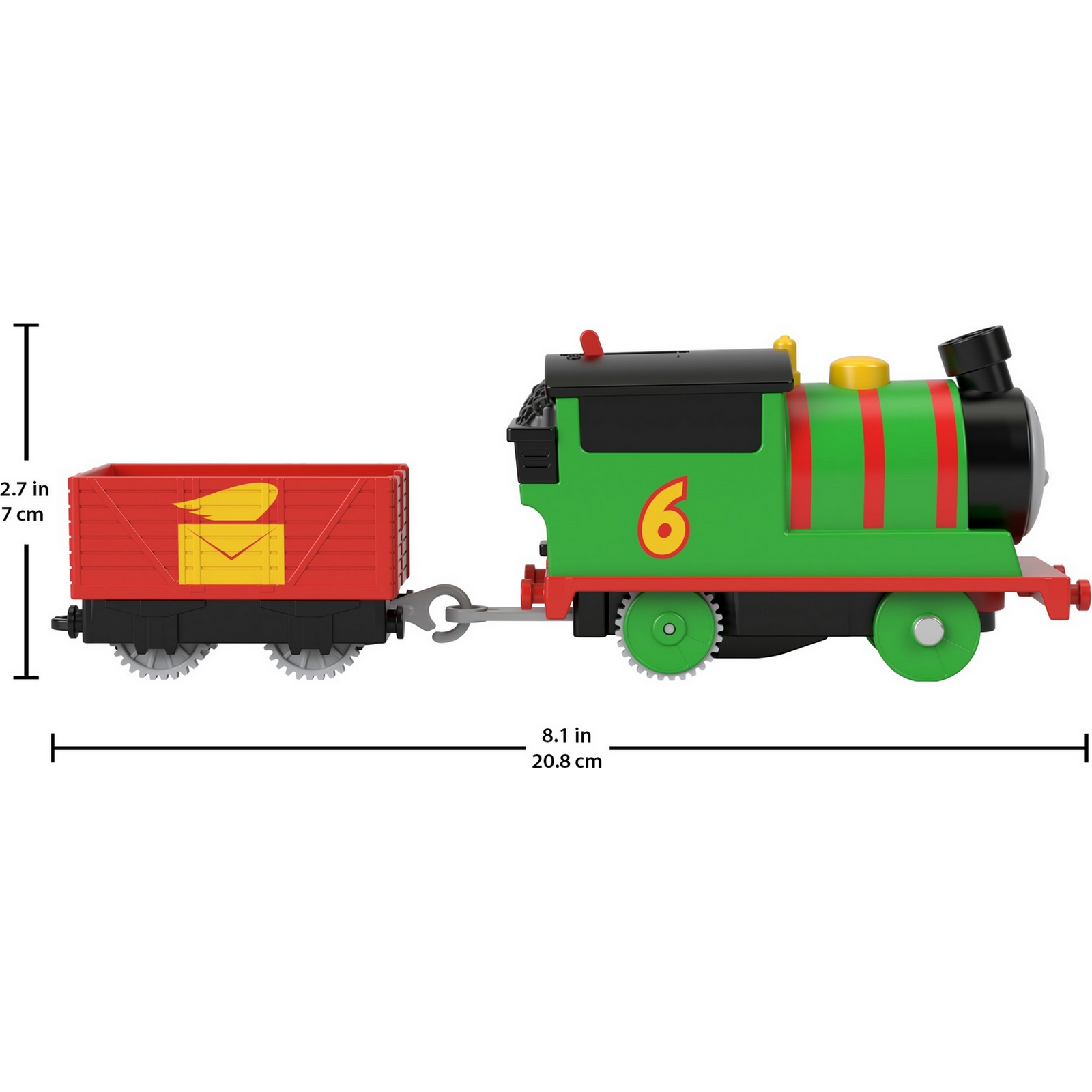 Игрушка Thomas & Friends Паровозик моторизированный Перси HDY60 HFX93 - фото 6