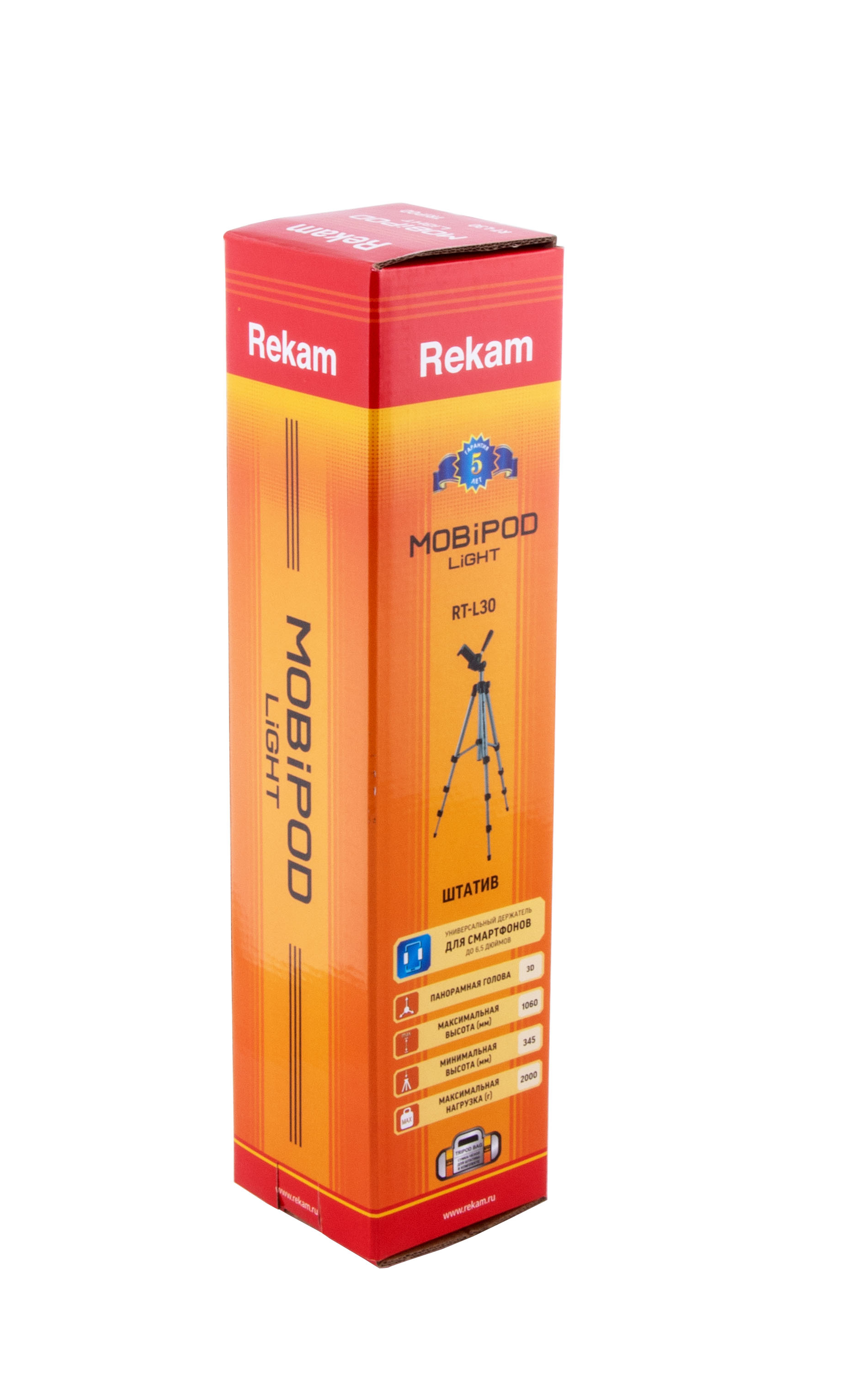 Штатив Rekam LightMOBIPOD RT-L30 - фото 6