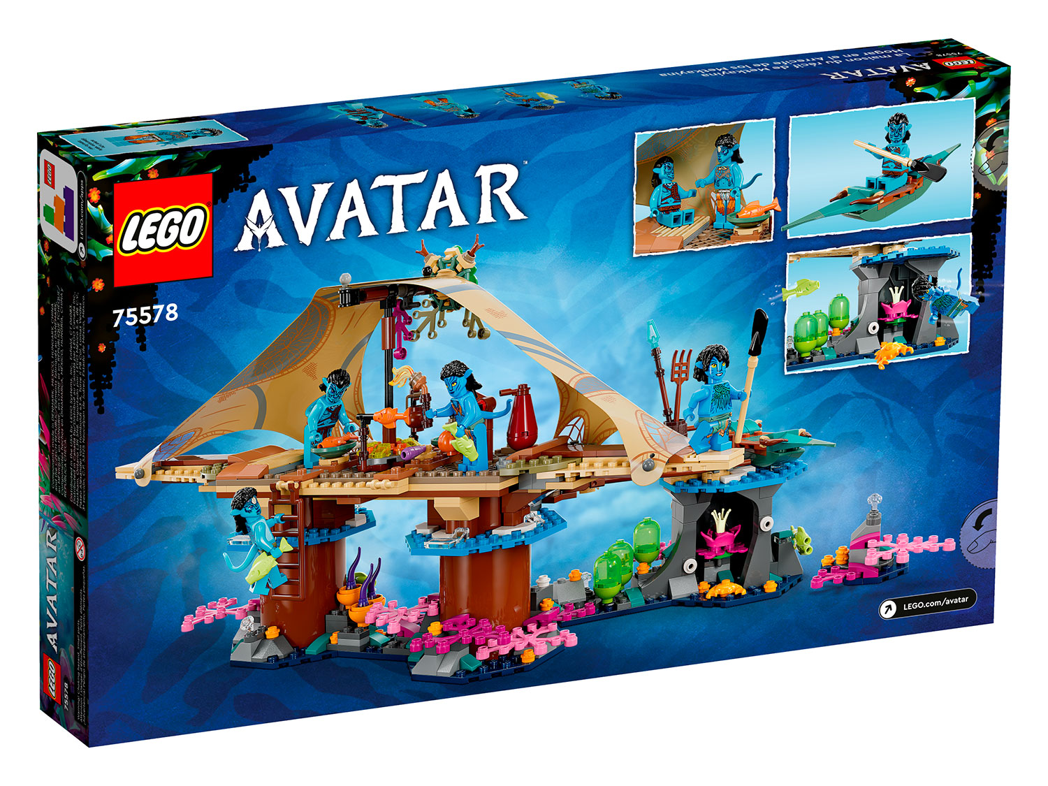 Конструктор детский LEGO Avatar Дом Риф Меткайна 75578 купить по цене 11351  ₽ в интернет-магазине Детский мир