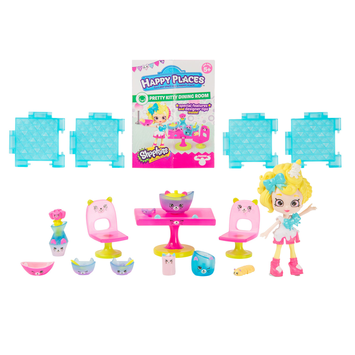 Набор Happy Places Shopkins Новоселье Прелестная кухня с котятами 56470 - фото 1